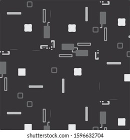 Simple black and white vector illustration. Abstract geometric background pattern