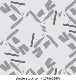 Simple black and white vector illustration. Abstract geometric background pattern