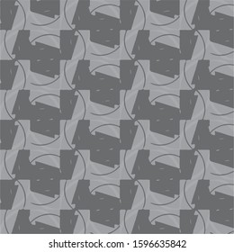 Simple black and white vector illustration. Abstract geometric background pattern