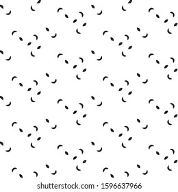 Simple black and white vector illustration. Abstract geometric background pattern