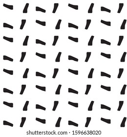 Simple black and white vector illustration. Abstract geometric background pattern