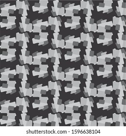 Simple black and white vector illustration. Abstract geometric background pattern