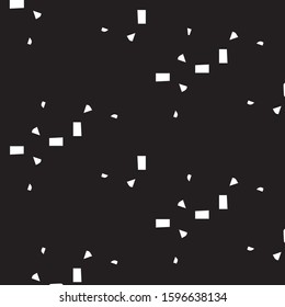 Simple black and white vector illustration. Abstract geometric background pattern