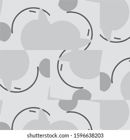 Simple black and white vector illustration. Abstract geometric background pattern