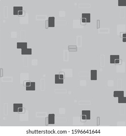 Simple black and white vector illustration. Abstract geometric background pattern