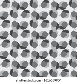 Simple black and white vector illustration. Abstract geometric background pattern