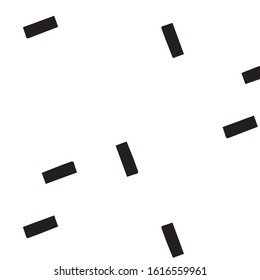 Simple black and white vector illustration. Abstract geometric background pattern