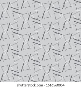 Simple black and white vector illustration. Abstract geometric background pattern