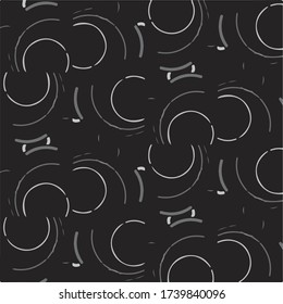 Simple black and white vector illustration. Abstract geometric background pattern