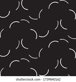 Simple black and white vector illustration. Abstract geometric background pattern