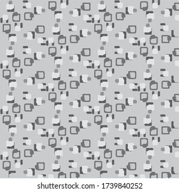 Simple black and white vector illustration. Abstract geometric background pattern