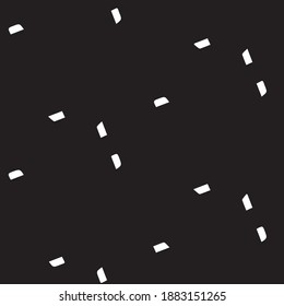 Einfache, schwarz-weiße Vektorgrafik. Abstraktes geometrisches Hintergrundmuster