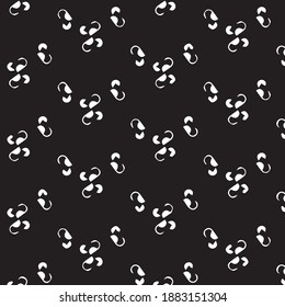 Simple black and white vector illustration. Abstract geometric background pattern