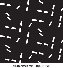 Ilustración vectorial simple en blanco y negro. Patrón de fondo geométrico abstracto