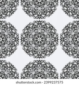 Simple black and white vector illustration. Abstract geometric background pattern.