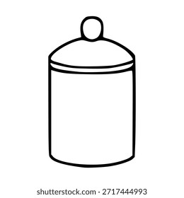 Einfache schwarz-weiße Vektorgrafik eines verdeckten Glases, perfekt für minimalistisches Design oder als dekoratives Element.