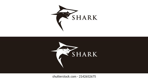 Einfaches Schwarzweiß-Sharing-Logo