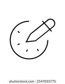 Un simple ícono de brújula en blanco y negro, perfecto para temas de navegación, exploración o aventura.