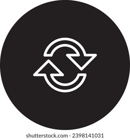 Un sencillo diseño de iconos en blanco y negro.