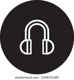 A simple black-and-white icon design.