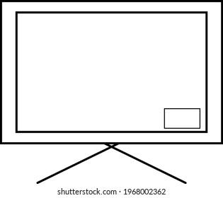 Einfache Tafel, Symbolgrafik, Vektorgrafik auf weißem Hintergrund