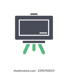 Simple Blackboard Icon for Teaching