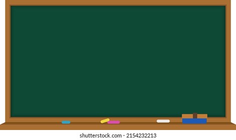 A simple blackboard illustration. Unwritten background