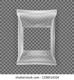 Simple Blank Doy Pack And Pillow Pack. EPS10 Vector