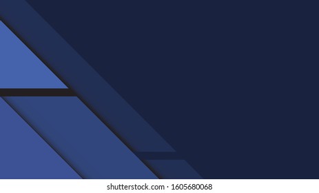 Simple Blank Space Background, Wallpaper. Blue Design Vector Graphic with Blank Space.