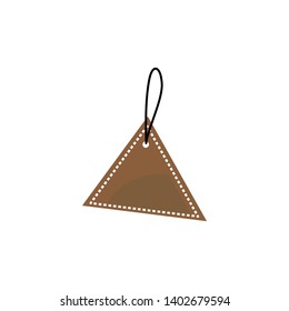 Simple blank Tag design on white background for multipurpose use