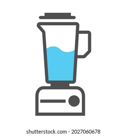 Simple Blender Line Icon Vector Illustration