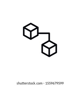 Icono de línea de bloqueo simple. Pictograma de trazo. Ilustración vectorial aislada en un fondo blanco. Símbolo de calidad superior. Signo de vector para aplicaciones móviles y sitios web.