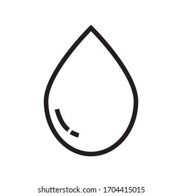 icono simple de sangre / vector sobre la salud