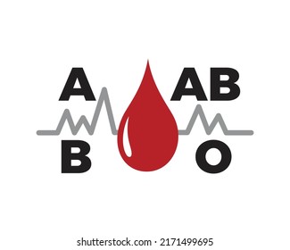 Tipo simple de sangre y símbolo del donante de sangre
