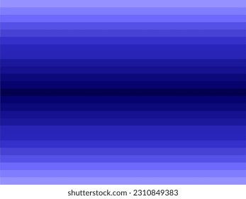 Simple blue above average color background wallpaper line pattern strip. From side up and down to center, soft light young to hard dark old. Vertical or horizontal, elegant, modern