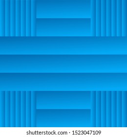 Simple blue abstract background. Blue  geometric striped wallpaper background design template