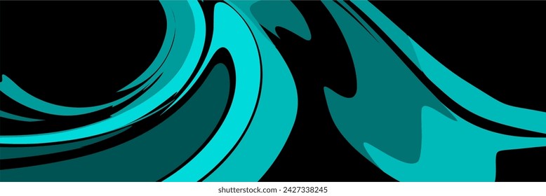 simple blue abstract liquid background wave flowing