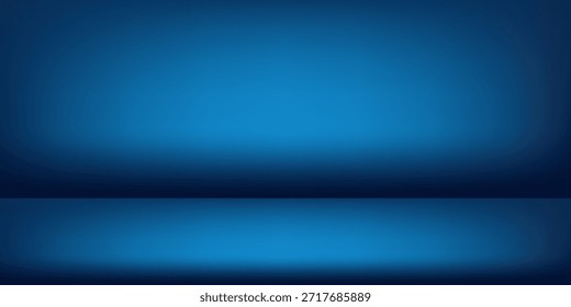 Fondo azul simple, sala de estudio de pared abstracta, se puede utilizar para presentar diseño moderno simple abstracto