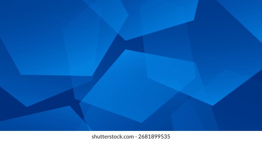 Fundo azul simples com linhas geométricas brilhantes. Gradiente azul abstrato simples