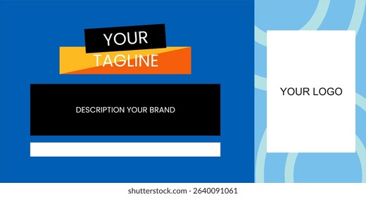 simple blue background for ID cart or flayer or for all you needs