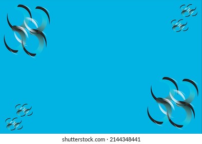 Simple blue background illustration vector