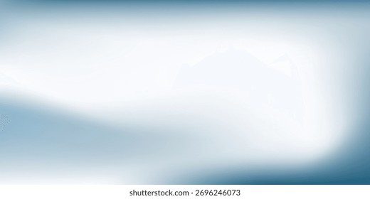 Simple blue background for product presentation with sunlight and blurred abstract simple modern design