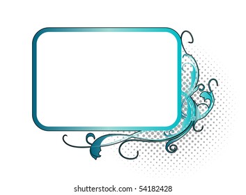 Simple blue banner with a place for your text