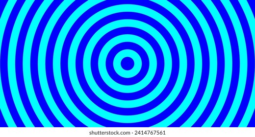  Simple blue circle background vector