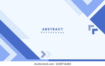 Simple blue color background vector for business