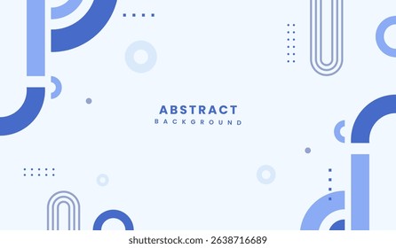 Simple blue color background vector for business