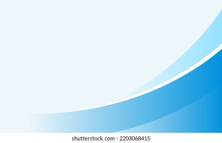 Simple blue curve background for business. Applicable for Presentation, Covers, Placards, Posters and Banner	
