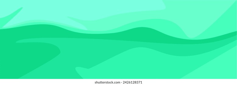 simple blue elegant wave flow abstract background