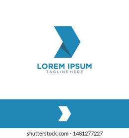 the simple blue fold logo