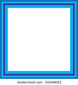 Simple blue frame